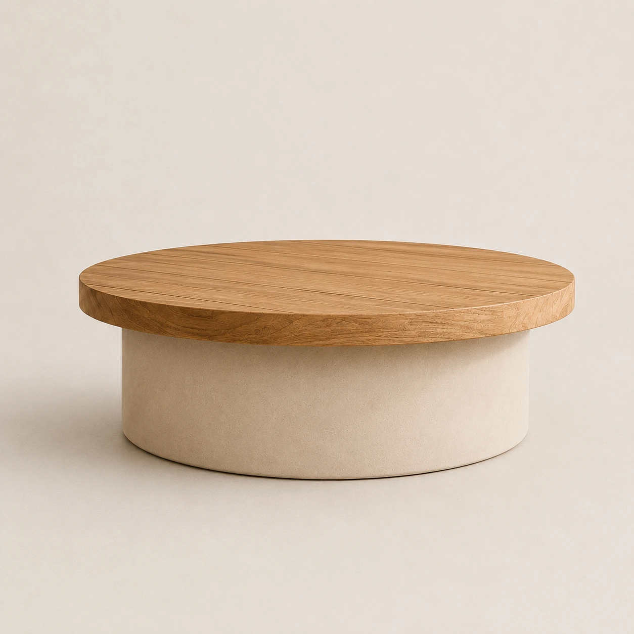 Mesa de centro para exterior de madera de teca Calma
