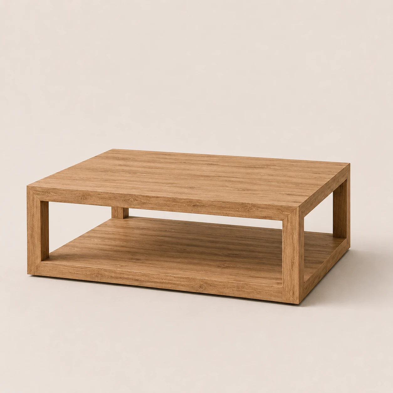 Mesa de centro para exterior de madera de teca Lunara